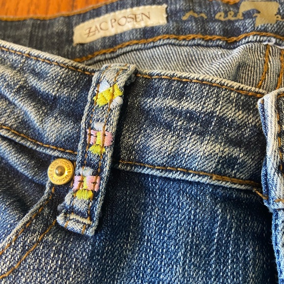 7 for all man kind “limited edition” Zac Posen flare jeans size 28 vintage! - Picture 3 of 9